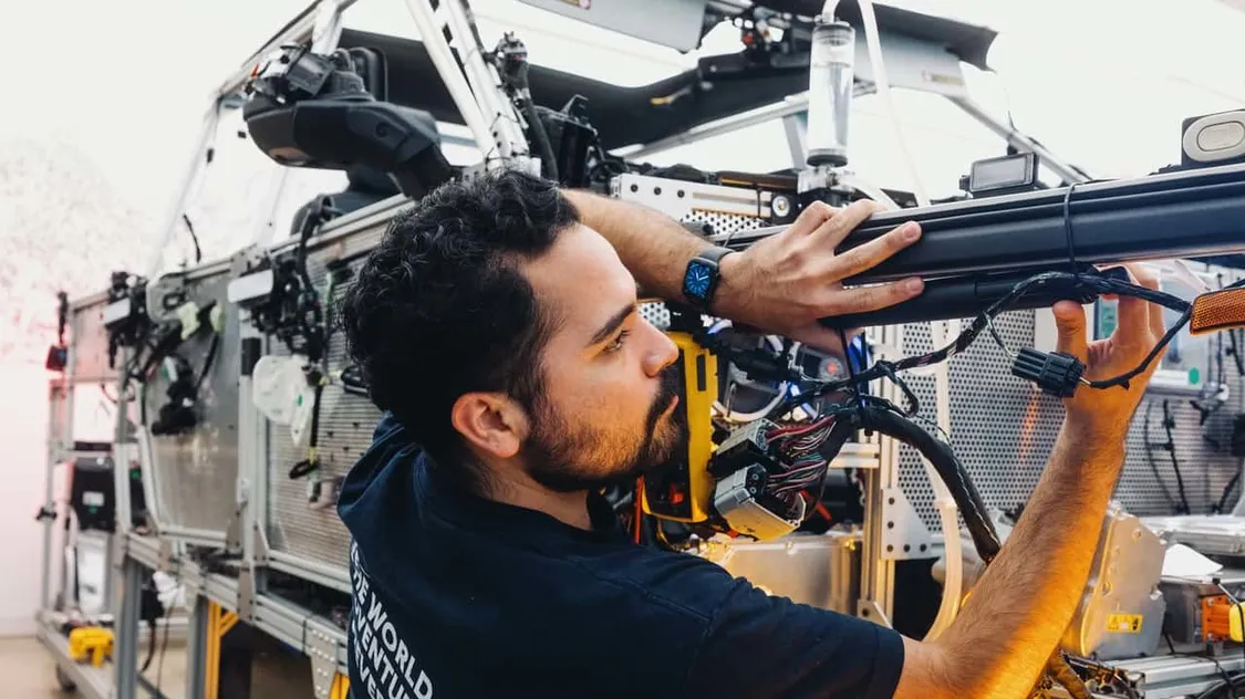 Rivian VW Group technology lab car